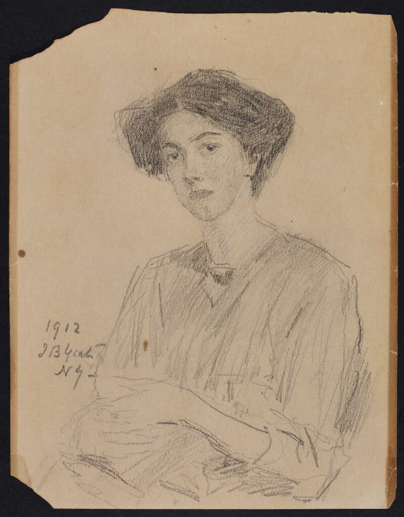 [Drawing of a young woman]