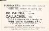 Fianna Fáil (Dublin North-Central Constituency) Polling Day - Tuesday, 5th March, 1957: your candidates are De Valera, Vivion Gallagher, Colm.
