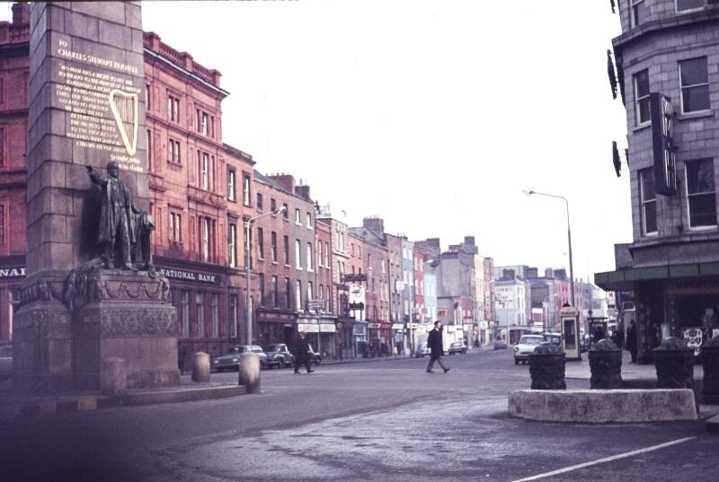 [Parnell Street, Dublin, featuring the Parnell monument]