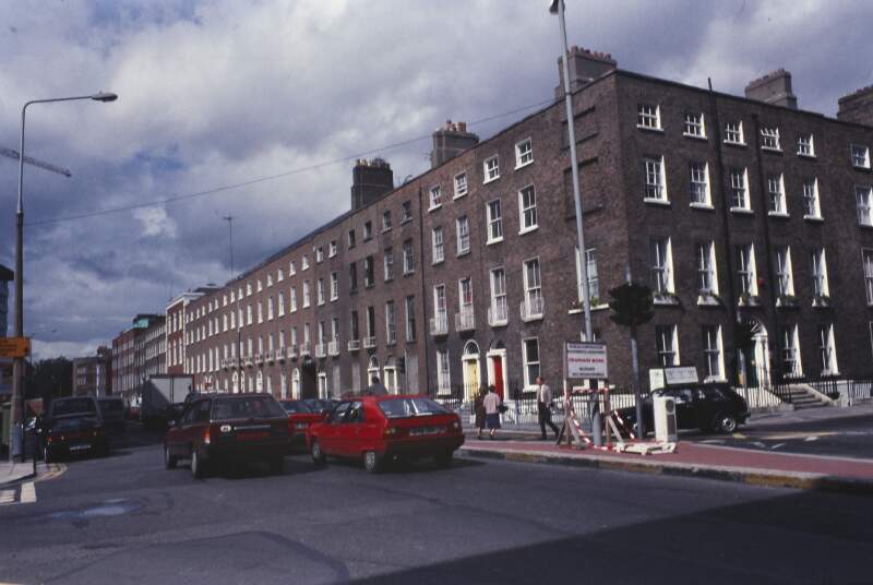 [Leeson Street, Dublin, looking toward the junction at Lower Pembroke Street]