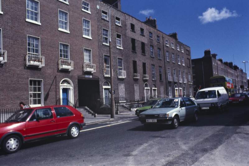 [Georgian houses on Leeson Street, Dublin]
