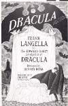 Frank Langella in the Edward Gorey production of Dracula Martin Beck Theatre 302 West 42th St. /