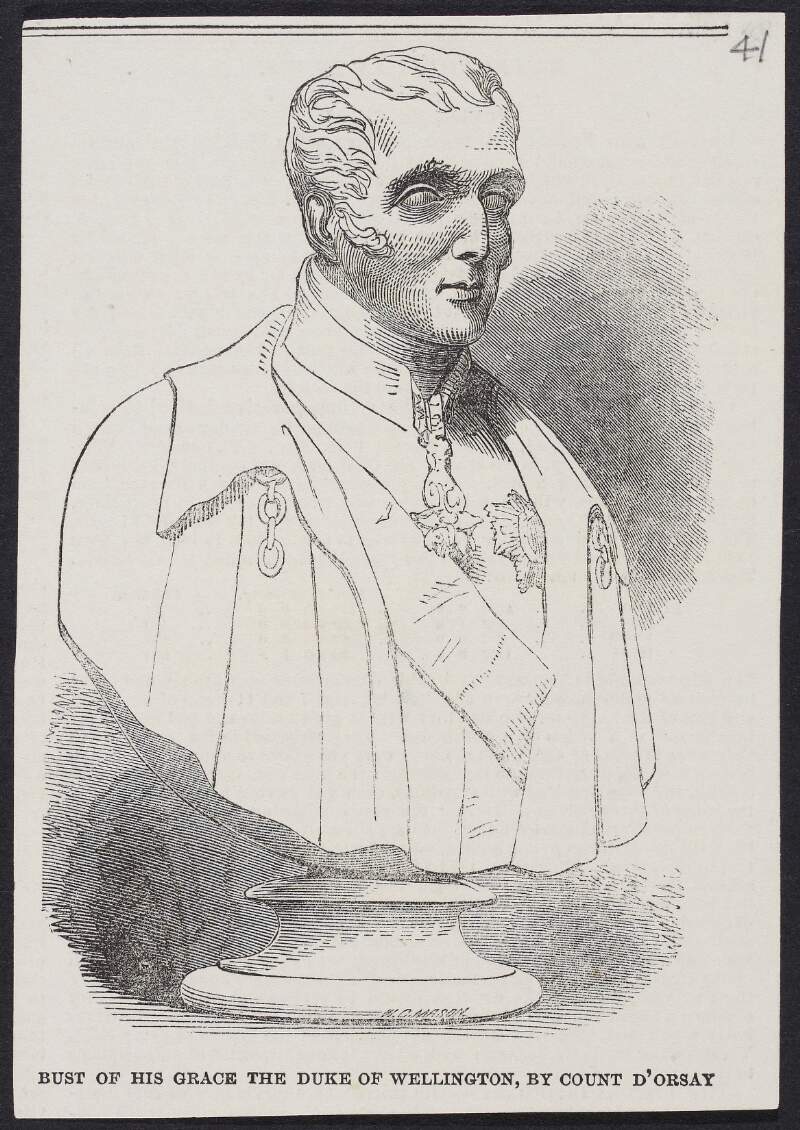 Bust of his Grace the Duke of Wellington, By Count D'Orsay