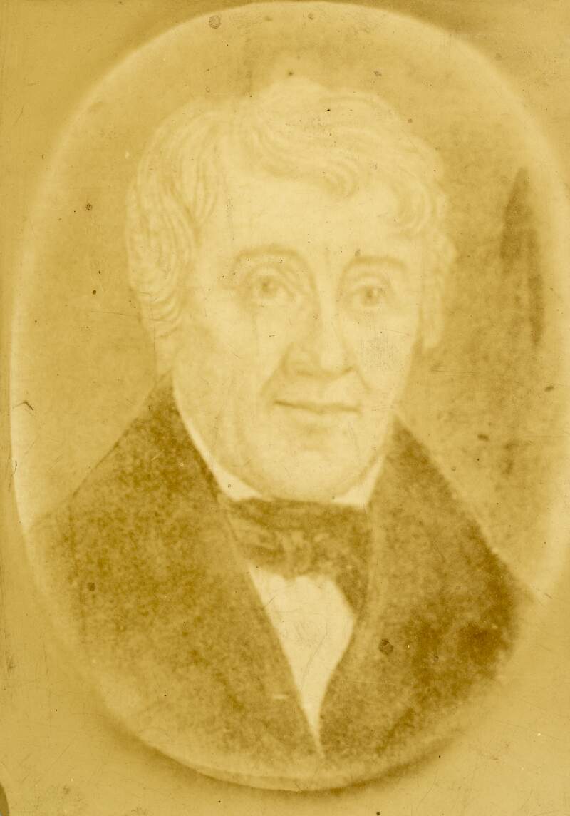 [Photograph of an eighteenth century portrait, possibly of United Irishman Jemmy Hope]