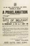 By the Lords Justices-General and General Governors of Ireland : a proclamation ... given at his majesty's castle of Dublin this 11th day of July 1916.