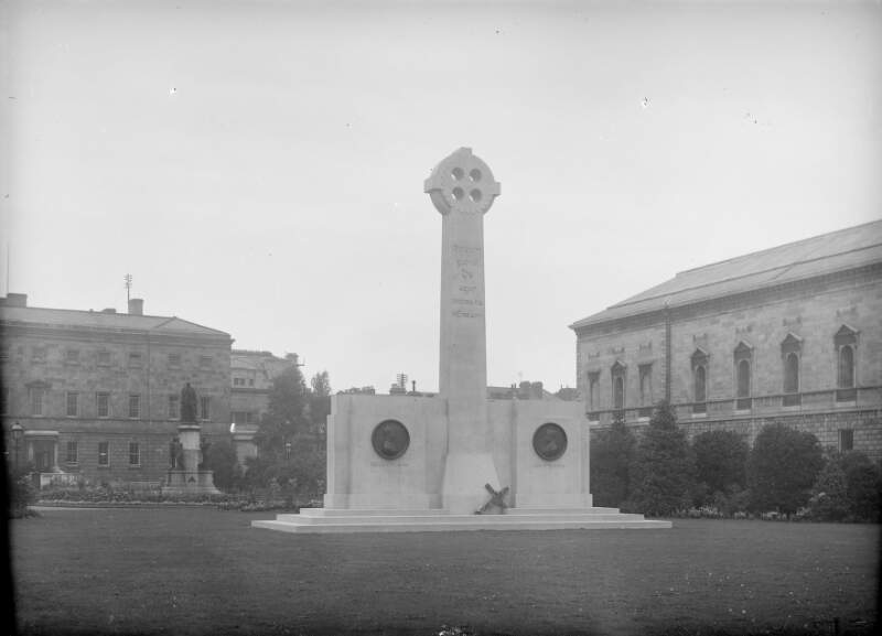 [Cenotaph to Michael Collins and Arthur Griffith, Leinster House, Dublin]