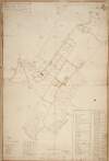 A map of the demense of Frenchpark the estate of John French in the parish of Tilohine, barony of Frenchpark and County of Roscommon... Surveyed August 1762 by Peter Mulvihill.  A scale of 40 perches to an inch.  A table of reference showing denominations & acreage.