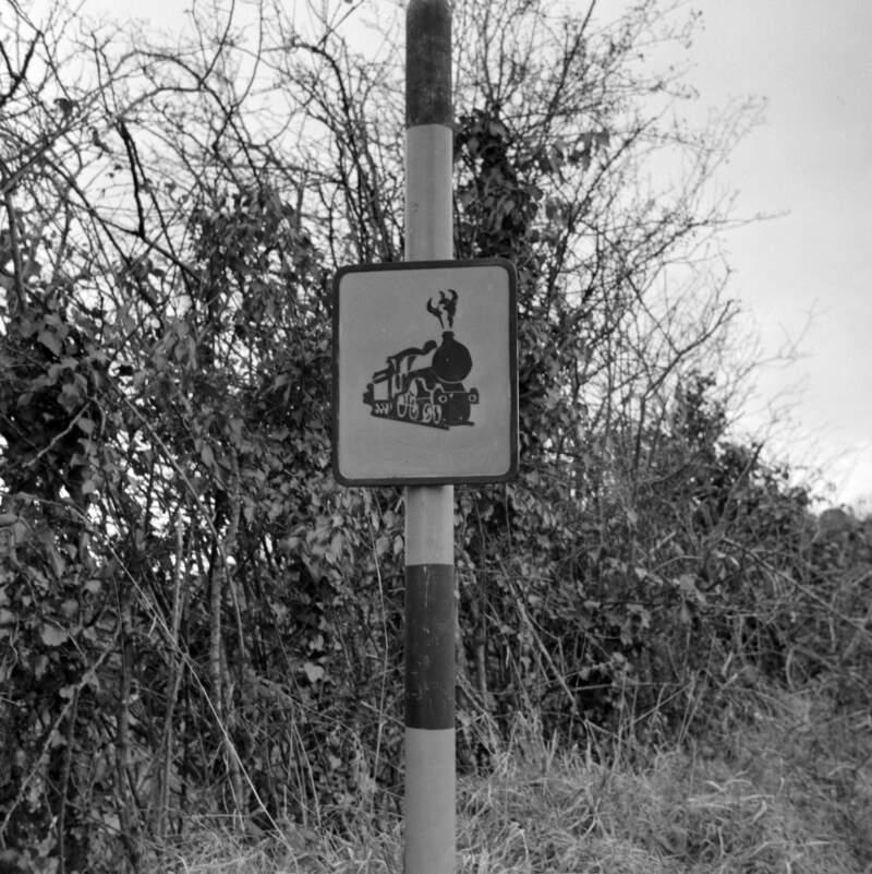 Road warning sign, Kiltubrid, Co. Leitrim.