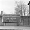 Sign, station for Clongowes Wood College, Sallins Junction, Co. Kildare.