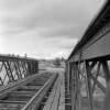 Train approaching bridge, Slaney Bridge, Co. Carlow.