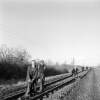 Inspector Dooly & others working on the tracks, Sallins, Co. Kildare.