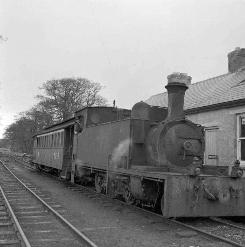 Train at the station, Arigna, Co. Roscommon.