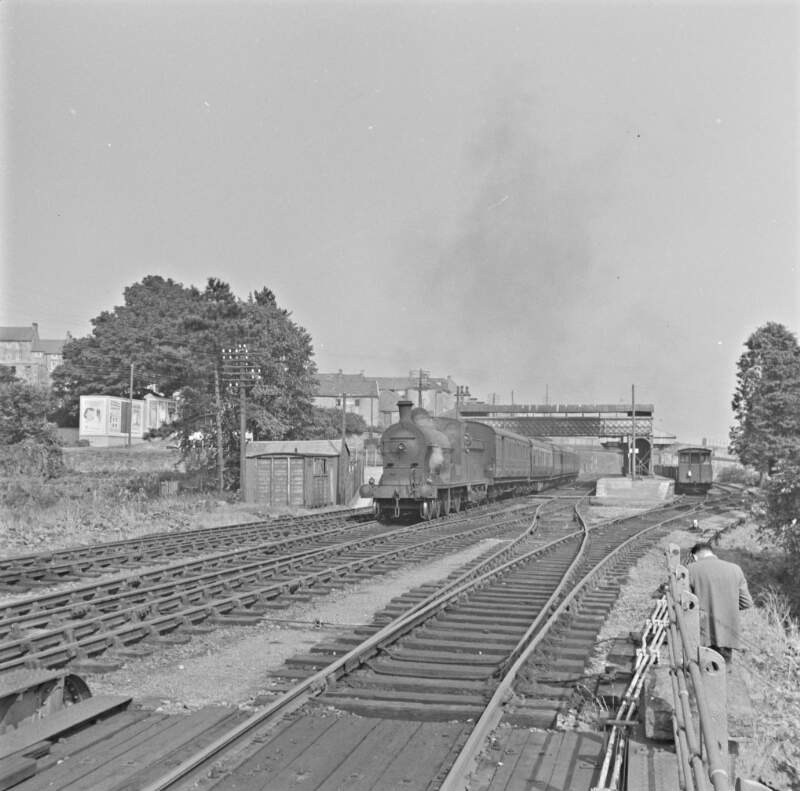 Train at station, Dungannon Junction, Co. Tyrone.