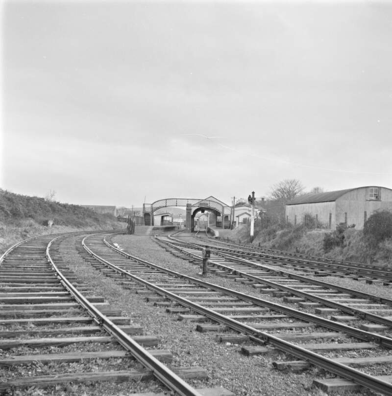 Station & platform, distant view, Killorglin, Co. Kerry.