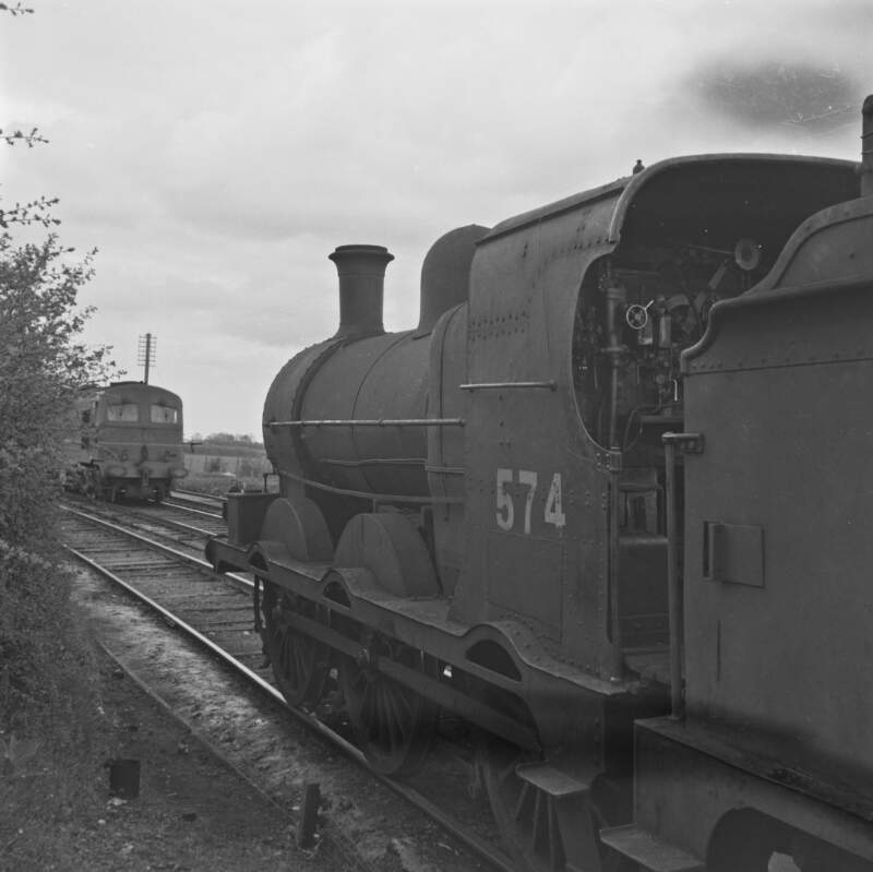 547 on rail train, Leixlip, Co. Kildare.