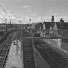 Footbridge viewed from signal box, Ballybrophy, Co. Laois.