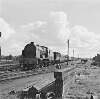 207 & train, Portarlington, Co. Laois.