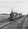 Train on tracks, Hazelhatch, Co. Kildare.
