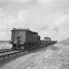 588 on ballast train, Hodson Bay Crossing, Co. Roscommon.