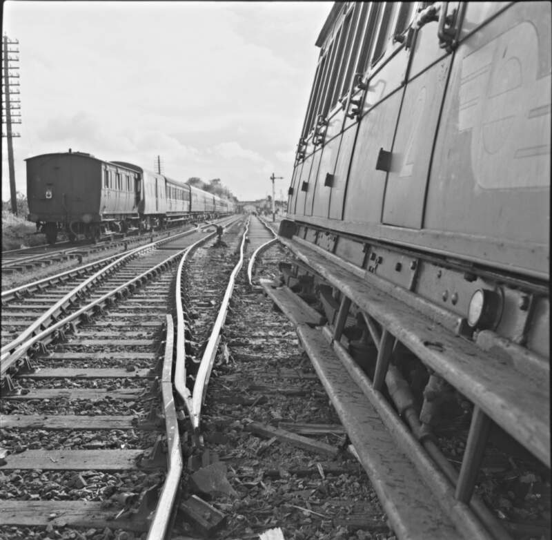 Crash trial train, Newbridge, Co. Kildare.