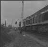 First train at down house signal (?), Athlone, Co. Westmeath.