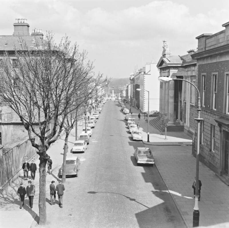 Bishop Street from Bishop's Gate, Derry City, Co. Derry.