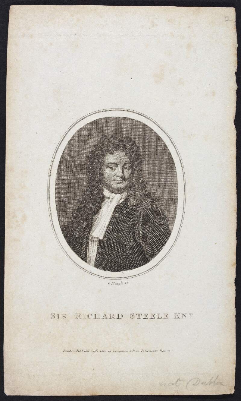 Sir Richard Steele Knt.