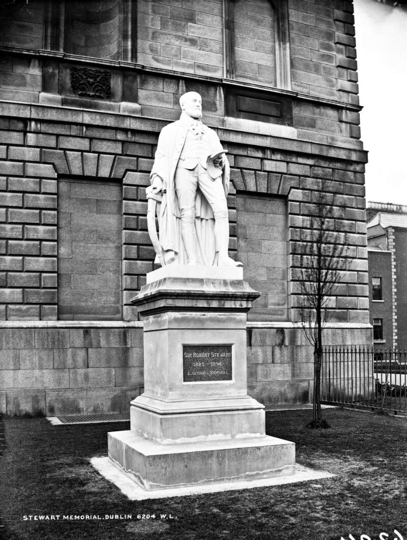 Statue of Stewart, Leinster Lawn, Dublin City, Co. Dublin