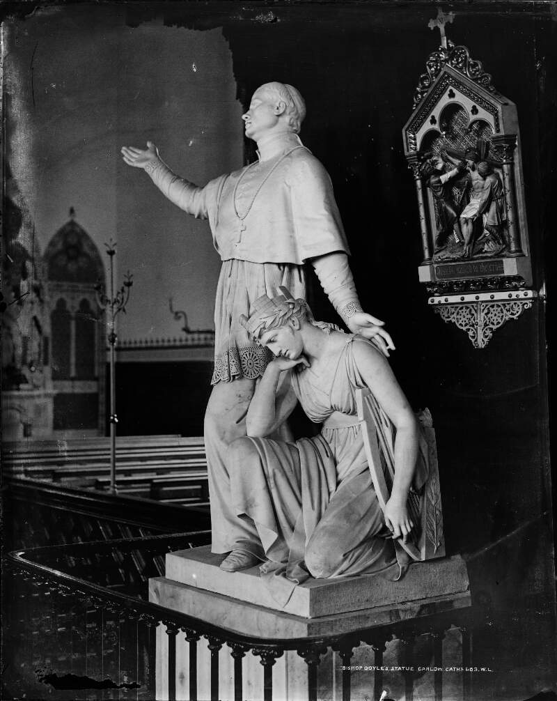 Roman Catholic Cathedral, Interior: Bp. Doyle's Statue, Carlow, Co. Carlow