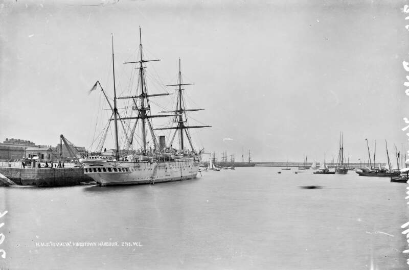 "HMS HIMALYA" Kingstown Harbour, Co. Dublin
