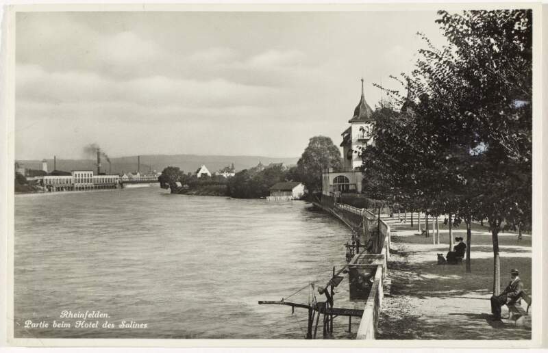 Postcard : from James Joyce, Hotel Krone, Rheinfelden to Paul Léon,
