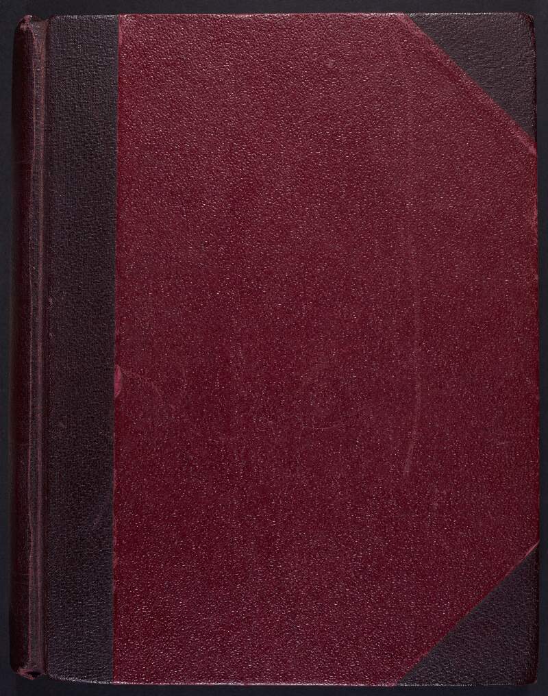 I.iv.1. Hardback notebook, containing manuscript drafts of poems, many of which were collected in 'Wintering Out',