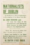 Nationalists of Dublin : ...come and enlist in the new Dublin battalion... /