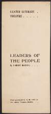 Leaders of the people /