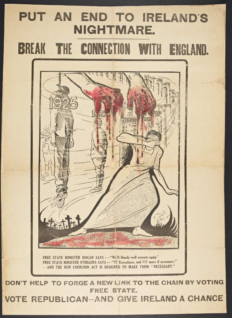 Put an end to Ireland's nightmare : break the connection with England /
