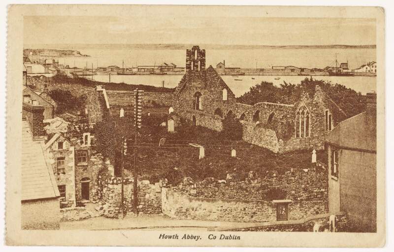 [Postcard] Howth Abbey, Co. Dublin