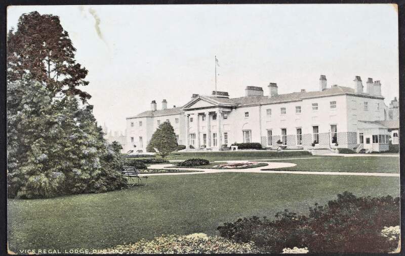 [Postcard] Viceregal Lodge, Dublin.