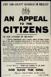 An appeal to the citizens of Belfast /