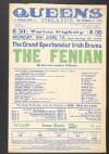 The grand spectacular Irish drama 'The Fenian' by the late Hubert O'Grady /