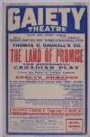 Thomas C. Dagnall's Co. in The Land of Promise the successful Canadian play in four acts by W. Somerset Maugham /