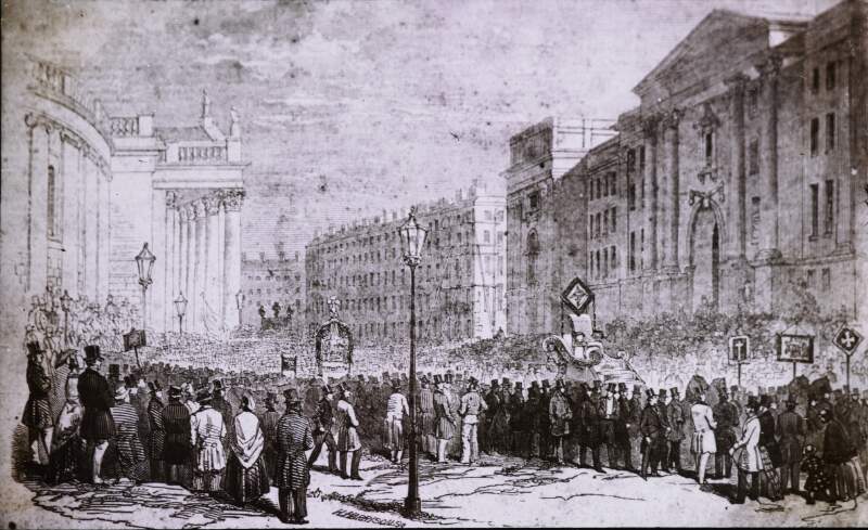 Funeral of O'Connell - Westmoreland Street.