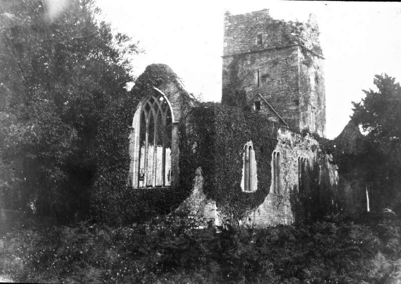 Ruins of tower, Muckross Abbey, Killarney.
