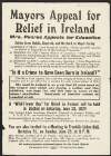 Leaflet of 'Mayors Appeal for Relief in Ireland: Mrs. Pearse Appeals for Education' for fund raising events in Boston, United States, on 28th and 29th June 1924,