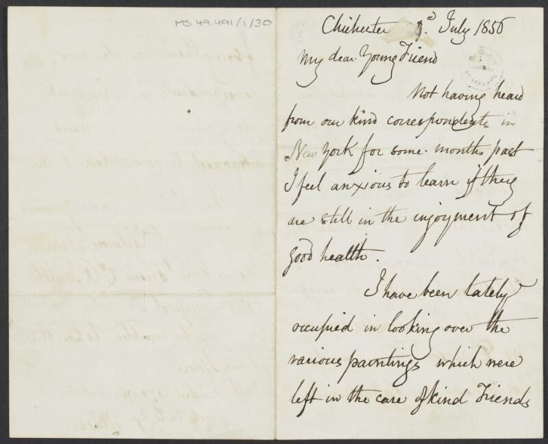 Letter from William Henry Brooke to T. F. Dillon Croker regarding some illustrations from 'Researches in the South of Ireland',