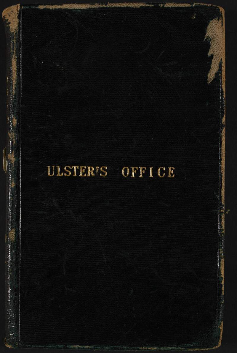 Fisher Mss [Dublin Diocesan Marriage Licenses] Vol. 5,