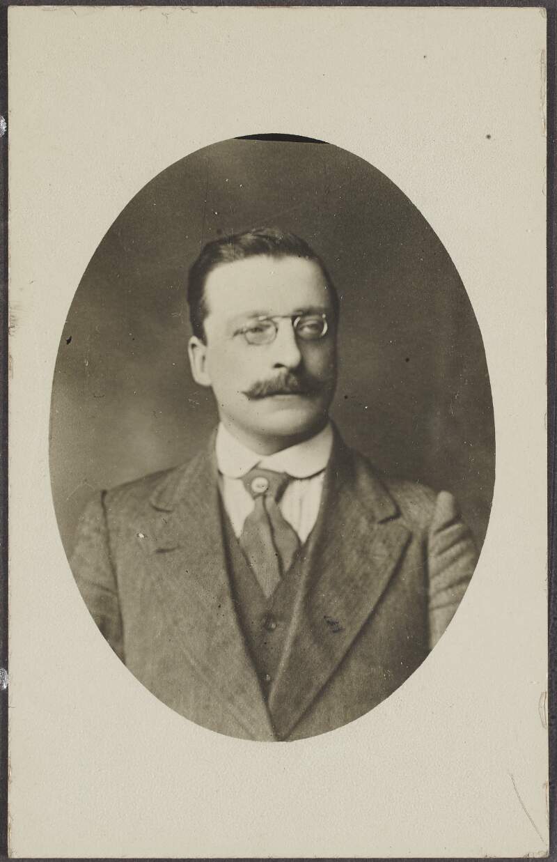 [Arthur Griffith, head and shoulders portrait],