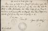 Letter from Richard Cox to Mr. Southwell, [relative of Robert Southwell?], describing an event that was "so illegal" the judges "were suprised at it",
