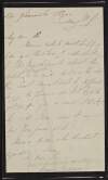 Letter from Annie Maginn [daughter of William Maginn] to unknown recipient, arranging a meeting between her mother and the recipient,