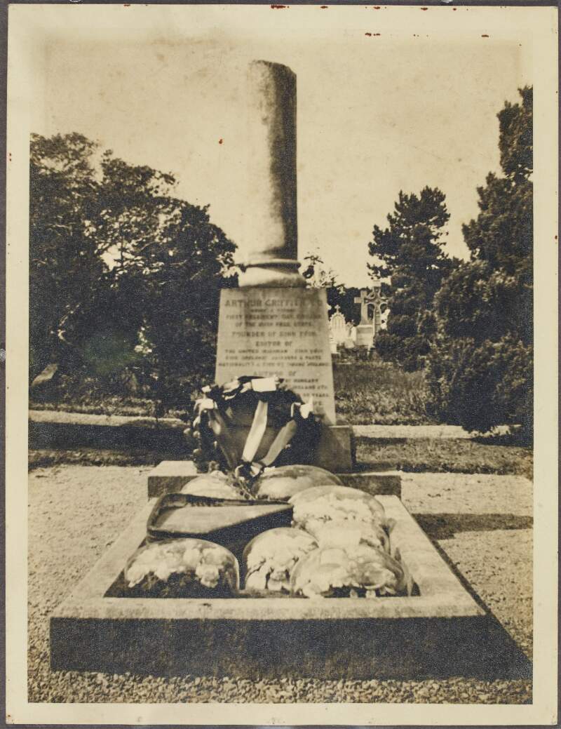 [Arthur Griffith's grave at Glasnevin Cemetery, Dublin],
