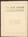 Copies of 'The Staff Journal : Ogláigh na hÉireann' Vol. I. No. I,